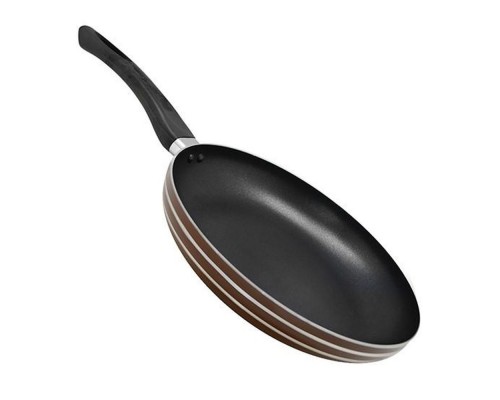 Сковорода d20 алюмінієва з керамічним покритям та індукцією з кришкою 0120L