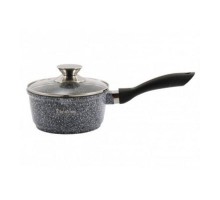 Ківш алюмінієвий 1,3л з скляною кришкою 0716-SN