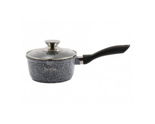 Ківш алюмінієвий 1,3л з скляною кришкою 0716-SN