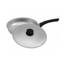 Сковорода d26 з скляною кришкою Беж FPN-263