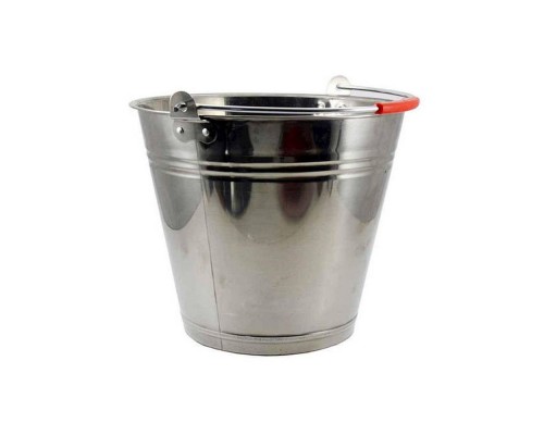 Відро 8л нержавіюче без кришки d28 см LF-8