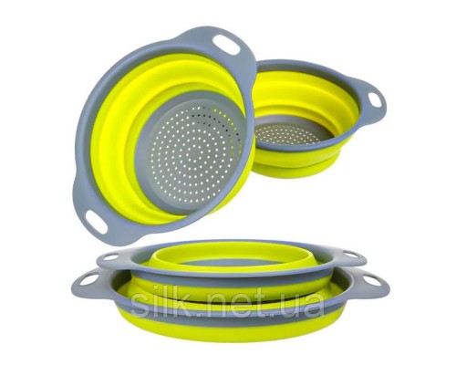 Друшлак складний силіконовий 24,5*20*8,3 1001-1