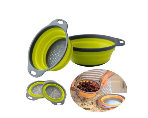 Друшлак складний силіконовий 29,5*23,5*9,5 1001-2