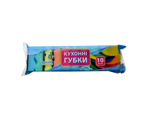 Кухонні губки Добра Господарочка 10шт