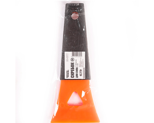 Скребок для скла з гумовою ручкою 75мм L 180мм 84-0011