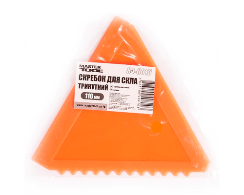 Скребок для скла трикутний 110мм 84-0013