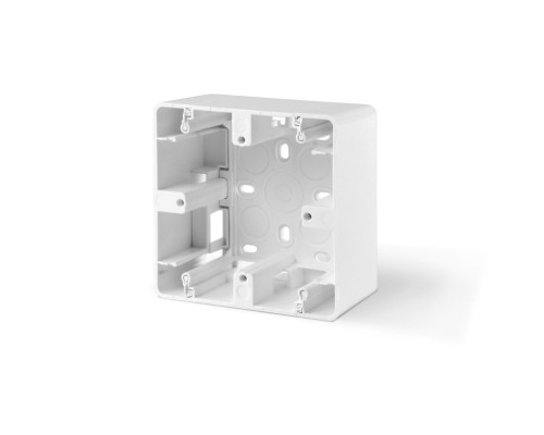 Коробка накладного монтажу одинарна біла VIDEX BINERA  VF-BNMB1-W