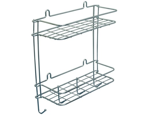 Навісна поличка дворівнева широка 71034