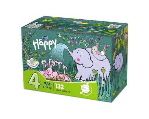 Підгузки дитячі HAPPY BELLA BABY maxi 8-18кг 46шт
