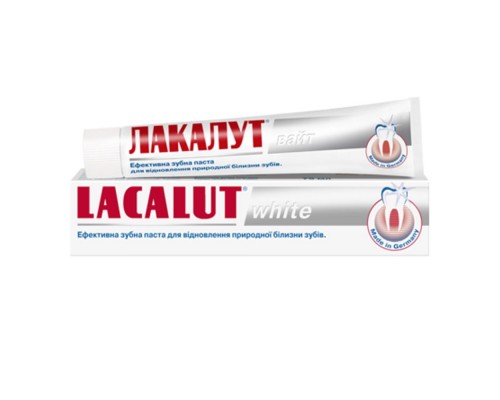 Зубна паста Лакалут вайт альпійська мята 75мл