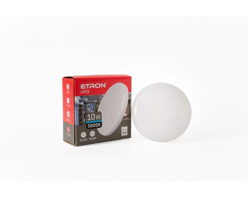 Світильник LED ETRON UFO 10W 95-265V накладний круг 5000К 1-EIP-902