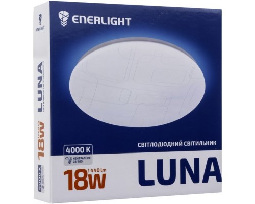 Світильник LED ENERLIGHT Luna 18w стельовий 4000k 75208