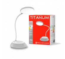 Лампа настільна LED TITANUM TLTF-022G 7W 3000-6500К сіра