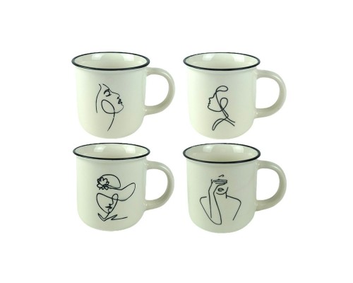 Чашка "Lady in white" 370мл Vittora VT-C-512370