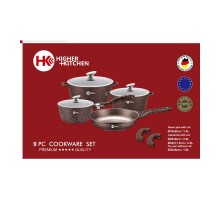 Набір 4-пр кухлів 340мл на деревяній стійці PJ02118