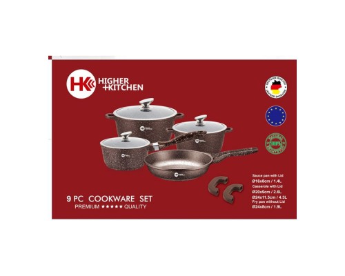 Набір 4-пр кухлів 340мл на деревяній стійці PJ02118