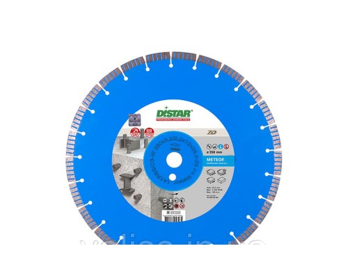 Диск алмазний DISTAR 350*3.2*25.4 сегмент 7D Meteor H15 12385055025-6489