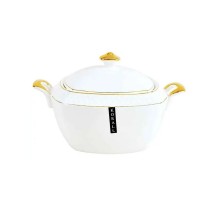 Супниця фарфорова біла 2500мл 801821-А