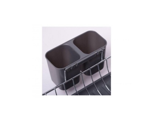 Сушарка для посуду Kamille 370*330*135мм 0763С чорна Сушарка для посуду Kamille 370*330*135мм 0763С чорна