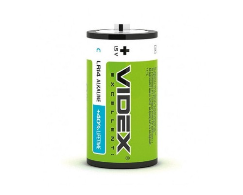 Батарейка VIDEX LR14/C BLISTER CARD