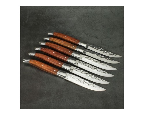 Ніж столовий 5мм з деревяною ручкою DYB-5