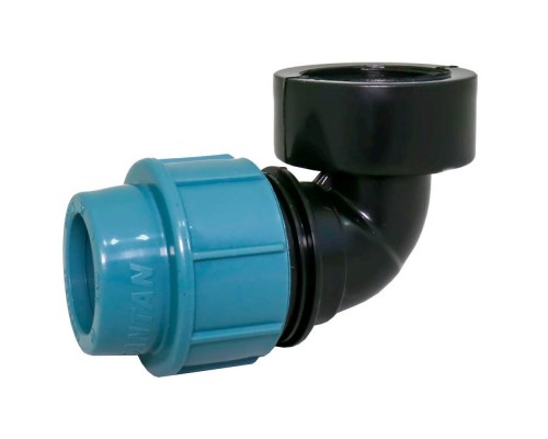 ПЕ Коліно різьбове ВР Ф32*1 1/4 SANTAN