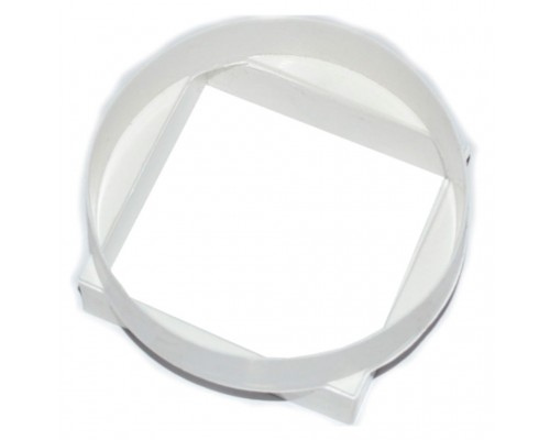 Перехід до витяжки d 100 на 90*90 білий 6015