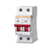Автоматичний вимикач RS4 2п 16А С 4,5кА VIDEX RESIST VF-RS4-AV2C16
