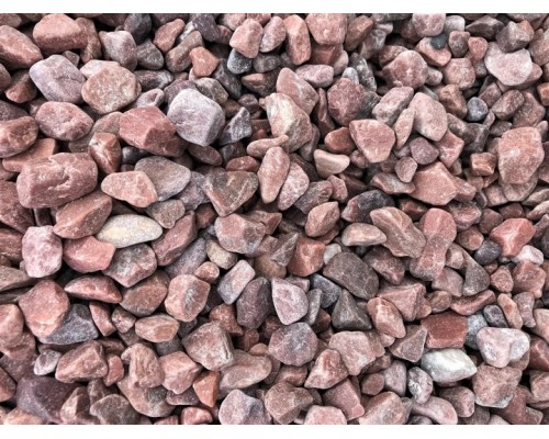 Галька червона Роял Руж 30-60 мм.