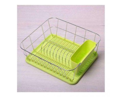 Сушарка для посуду Kamille 430*330*135мм 0763В червона Сушарка для посуду Kamille 430*330*135мм 0763В червона
