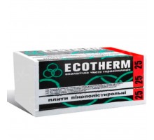 Плити пінополістирольні 25/10 Ecotherm ( 6шт/3м.кв)