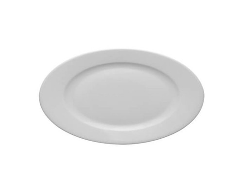 Блюдо овальне 35см WHITE HYP-140