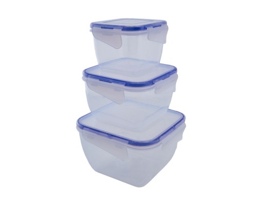 Набір контейнерів квадратних Алеана 3в1 167010
