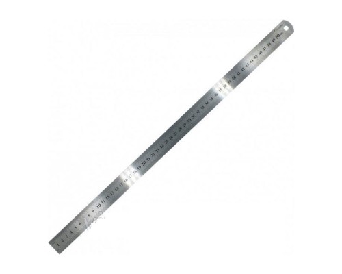 Лінійка стальна будівельна 500*27мм. 8904