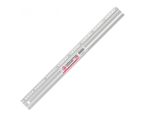 Лінійка алюмінієва будівельна 400мм. алюм.   /38-025