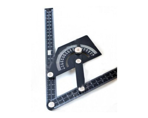 Лінійка кутомір ПРОФІ 230-500мм. алюм. 19317