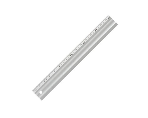 Лінійка алюмінієва будівельна 350 мм. алюм.   /38-024