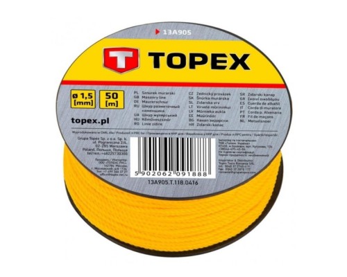 Шнур будівельний 50м TOPEX 13A905