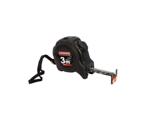 Рулетка 3м*19мм HAISSER прогум корпус 2-стороння магніт 22035