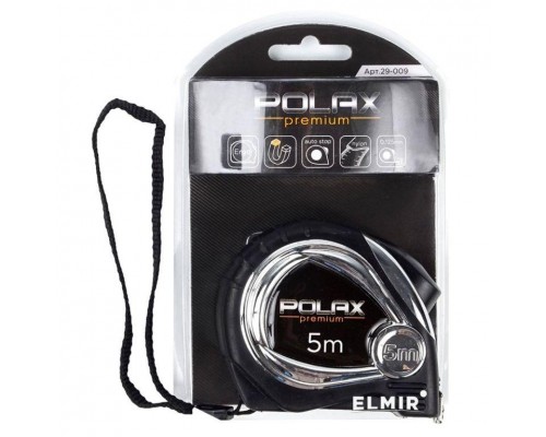 Рулетка 5м*19мм POLAX Premium 29-009