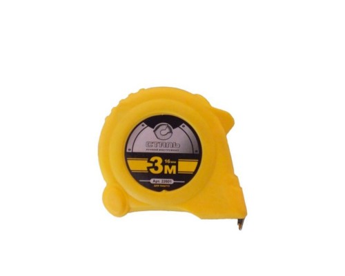 Рулетка 3м*16мм СТАЛЬ 22601