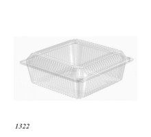 Контейнер прозорий 1100мл. О-15151 квадрат 1322