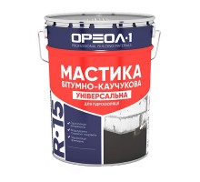 Мастика бітумно-каучукова універсальна Ореол 20кг 86011