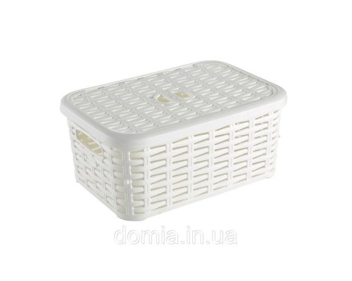 Кошик 55л для зберігання з малюнком (в асортименті) 310