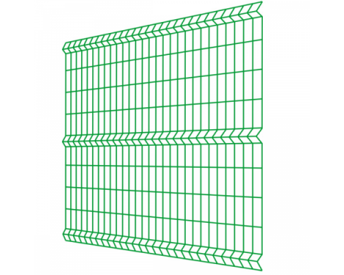 Секційна огорожа Стандарт 1,23*2,5м ЗЕЛЕНА 200*50мм D 4/4мм