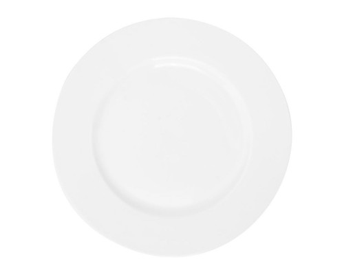 Тарілка 26см мілка кругла WHITE PWP-01