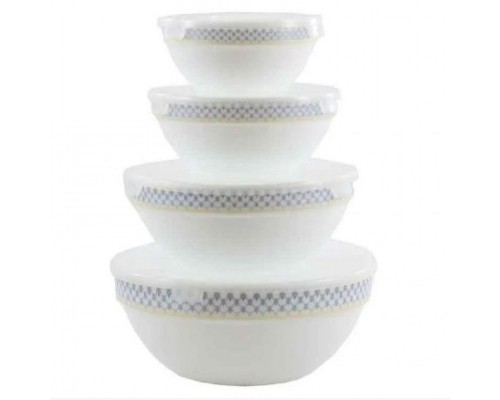 Набір салатників 4-предмета з кришкою KH386/S