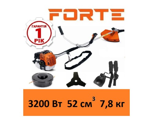 Бензиновий тример FORTE БMK-2553М 3,2кВт 84299