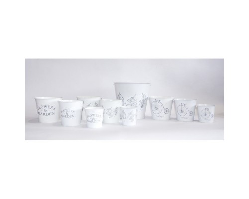 Капшо декоративне 1л FLOWERS & GARDEN 130*98*140 Білий