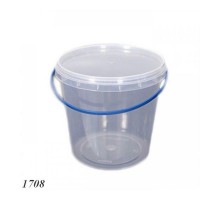 Відро прозоре під засолку 1л з кришкою 1708 112262